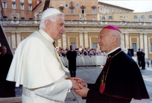 Card. Bagnasco con Benedetto XVI