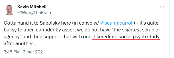 mitchell sapolsky free will