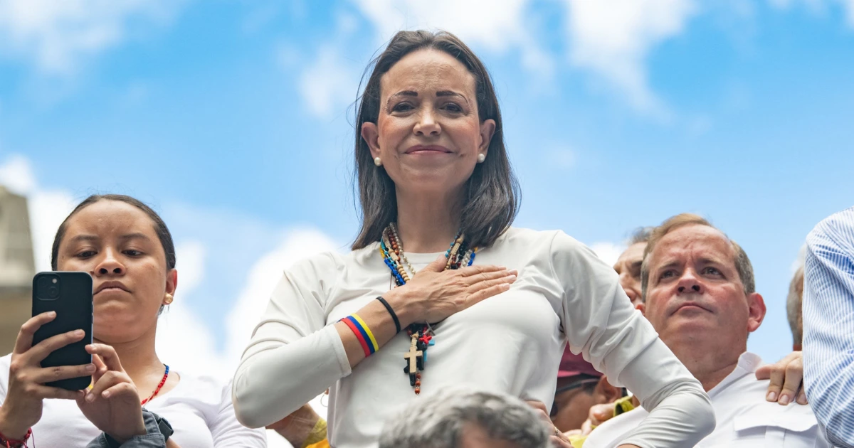 maria corina Machado rosary nobel