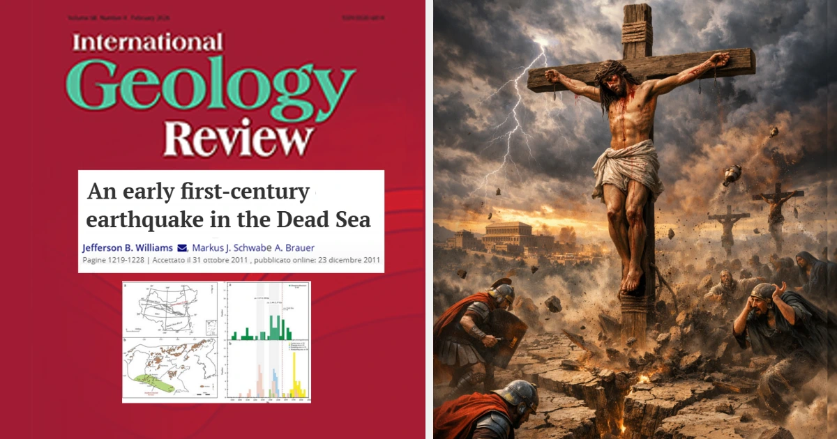 earthquake crucifixion