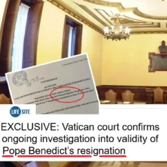 ratzinger resignation cionci