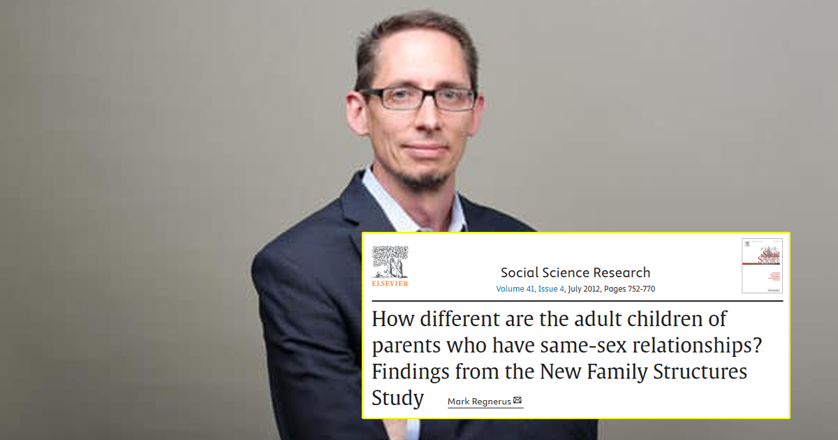 mark regnerus Same-Sex Parenting