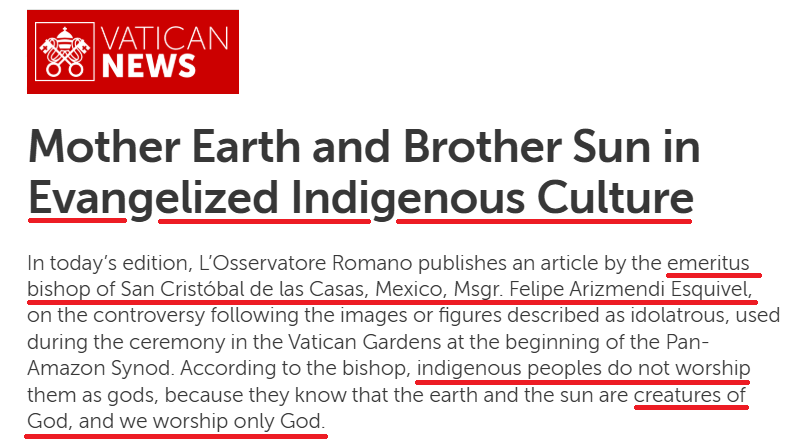osservatore romano pachamama