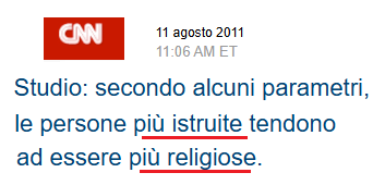 credenti istruzione