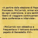 L’ex nunzio Viganò ha mentito nell’accusa al Papa: ora riappare e lo ammette