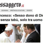 Chiesa e sessualità, il Papa smonta i falsi miti in un solo discorso