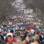 Marcia per la vita di Washington, 200mila fantasmi per i media