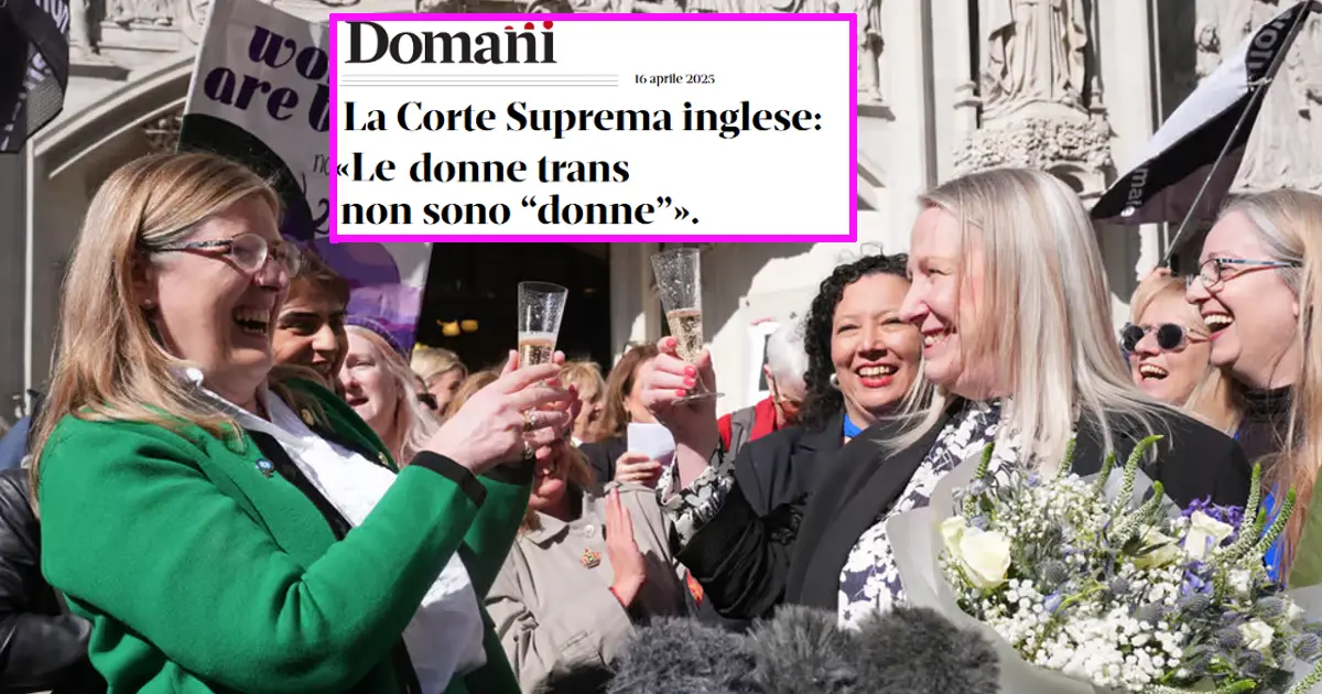 donne sesso biologico sentenza corte