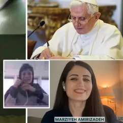benedetto xvi Marziyeh Amirizadeh iran