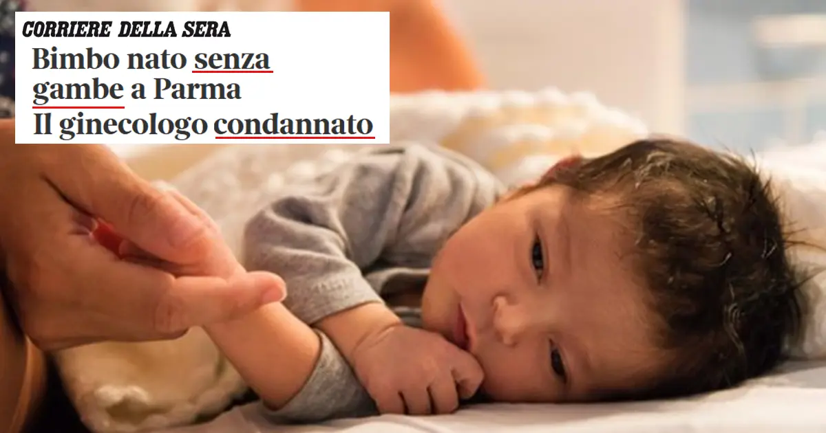 caso bryan senza gambe