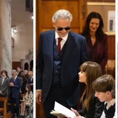 bocelli figlia cresima