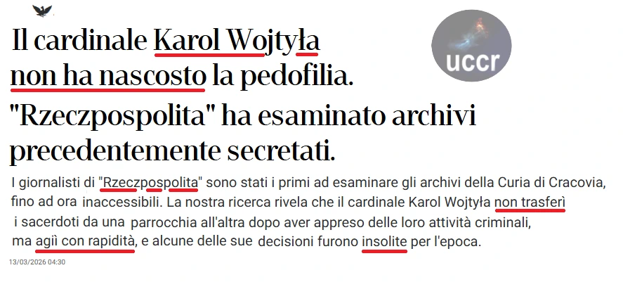 wojtyla pedophilia