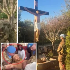 soldati libano crocifisso