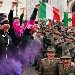 non una di meno alpini