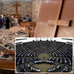 Il Parlamento europeo riconosce per la prima volta la "cristianofobia" parlamento europeo cristianofobia