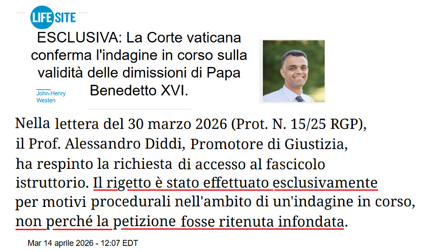 cionci indagine vaticano
