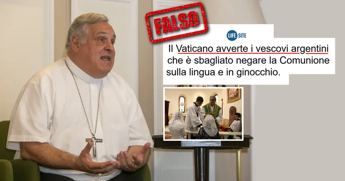 comunione ginocchio vaticano