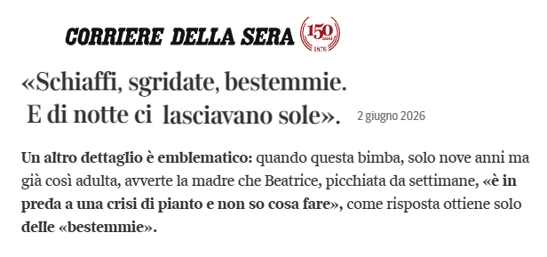 beatrice bordighera bestemmie