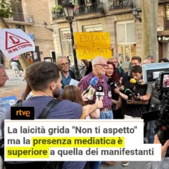 Proteste contro il Papa: più giornalisti che manifestanti proteste contro papa