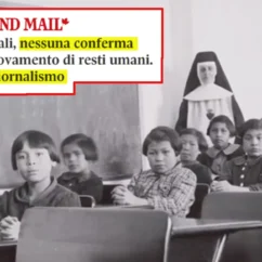 Fosse comuni in Canada: il principale giornale ammette la bufala fosse comuni scuole residenziali
