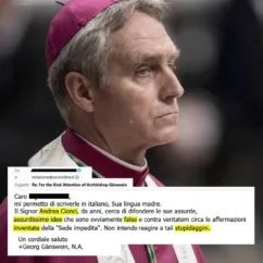 ganswein sede impedita cionci