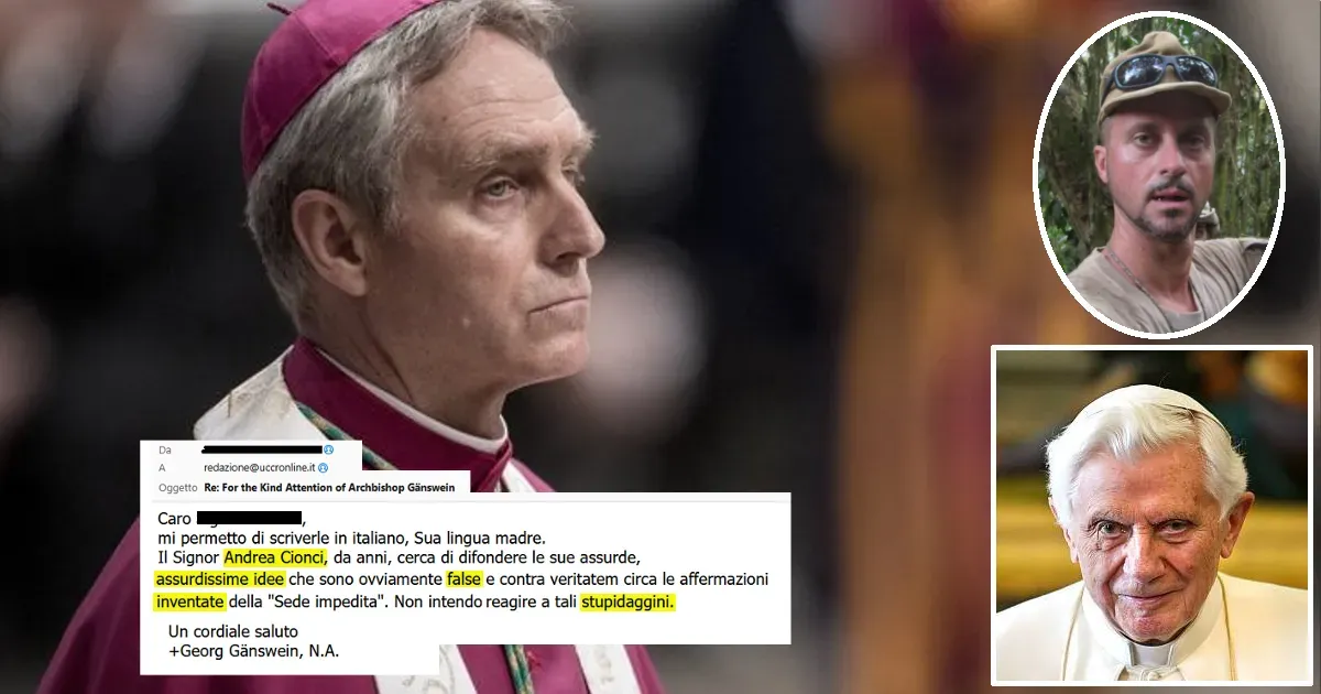 ganswein benedetto xvi sede impedita