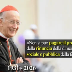 Il card. Ruini, ma quali ingerenze! Una fede libera, non chiusa in sacrestia ruini ingerenze politiche