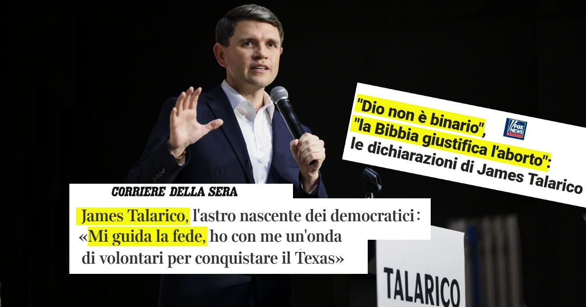 sinistra religiosa talarico