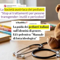 Austria: i pediatri contro il gender, quelli italiani ancora succubi pediatri gender