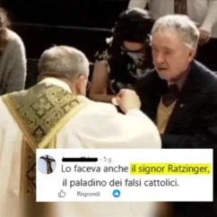 burke comunione mano