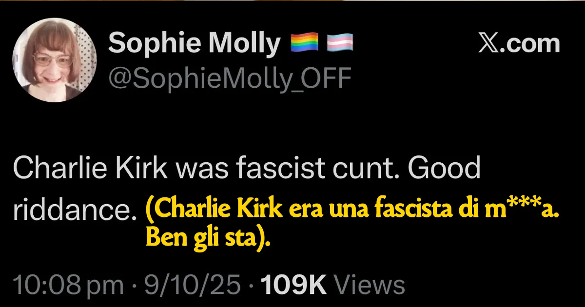 charlie kirk festeggiamenti