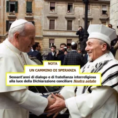 La Nota vaticana sul dialogo con ebrei e musulmani, ma «Cristo è l'unico Redentore» dialogo religioni