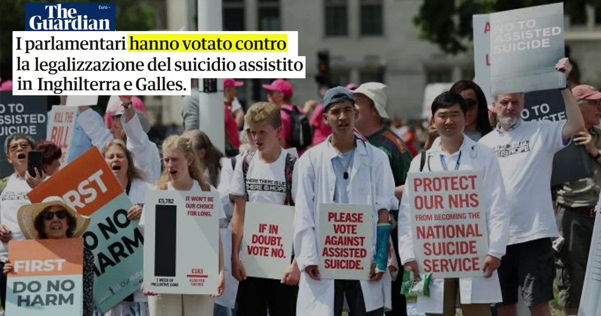 regno unito suicidio assistito